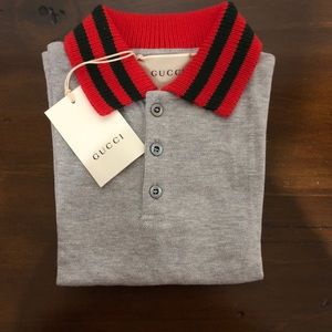 Gucci Children’s polo with Web